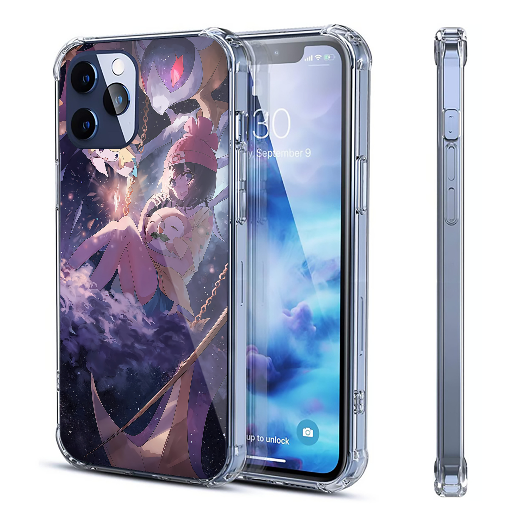 （画像用） ポケットモンスター Pokémon 【iPhone 12シリーズ対応】透明スマホケース（クリアソフトケース）